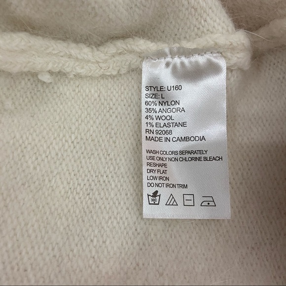 Vintage 80s Bonnie and Bill by Holly Cream Sequin Sweater - Picture 6 of 6